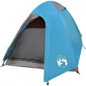 vidaXL Koepeltent 2-persoons waterdicht blauw