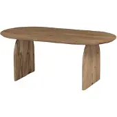 Giga Meubel Eettafel Daan Naturel Acaciahout 200cm
