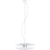 Eglo TRAPPETO, 2 lampen, LED, Niet vervangbare lampen, IP20, Champagnekleur, Wit