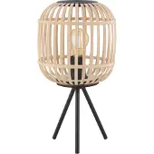 Eglo Tafellamp Bordesley, hout licht, Woon-/ Eetkamer, Hout, Scandinavisch, tafellamp