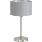 Eglo Maserlo - Tafellamp - 1 Lichts - Ø23 cm - Stof - Taupe, Goud