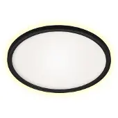 Briloner SLIM - LED Plafonniére - plafondlamp - 18W - wit-zwart - Ø29.3cm