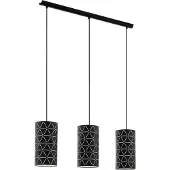 Eglo Hanglamp Ramon Zwart 3xe27