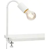 Briloner klemspot Krampo, wit, E27, max. 10W