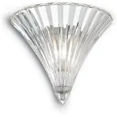 Ideal Lux Santa Ap1 Trasparente Wall Lamp Transparant