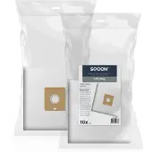SQOON Stofzuigerzakken Geschikt voor Uni-Bag Plus - 10 Stuks