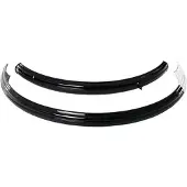 Falkx Spatborden set omafiets staal 28 inch zwart