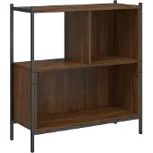 vidaXL Boekenkast 72x28x77,5 cm bewerkt hout bruin eikenkleur