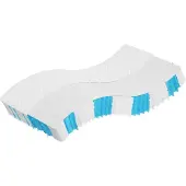 vidaXL Pocketveringmatras middelhard-hard 90x190 cm Single Size