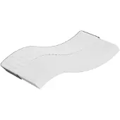 vidaXL Schuimmatras middelzacht 100x200 cm