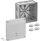 Spelsberg Abox Pro 100-L Aftakkast (l x b x h) 152 x 152 x 85 mm Grijs IP66, IP67, IP69 1 stuk(s)