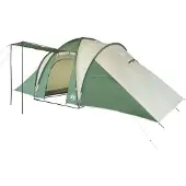 vidaXL Koepeltent voor gezinnen, 6 personen, groen, waterdicht