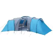 vidaXL Koepeltent 12-persoons waterdicht blauw