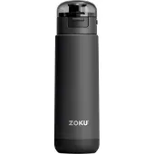 Zoku Thermosbeker, 0.5 L, RVS/Polypropyleen, BPA vrij, Zwart -