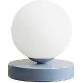 Aldex Tafellamp Joel, blauw, Woon-/ Eetkamer, metaal, Tafellamp