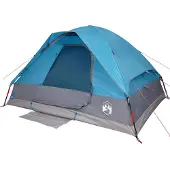 vidaXL Koepeltent 2-persoons waterdicht blauw
