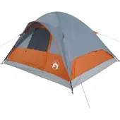 vidaXL Koepeltent 6-persoons waterdicht oranje