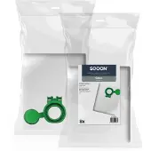SQOON Stofzuigerzakken geschikt voor SEBO Airbelt D - Gelijk aan model: 8120ER - High Filtration voor optimale stofopname 8 stuks