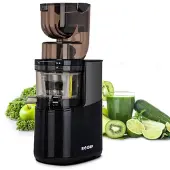 BioChef Atlas Slowjuicer – Groenten & Fruitpers – Zwart – 250W