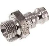 Parker RVS 316L DN 5 Luchtkoppeling Insteeknippel G 1/8 inch Buitendraad