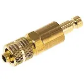 Parker Messing DN 2.7 (Micro) Luchtkoppeling Insteeknippel 4x6 mm Push-On Double Shut-Off