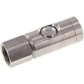 Tameson RVS 316L DN 7.4 Safety Luchtkoppeling Snelkoppeling met Drukknop G 1/2 inch Binnendraad