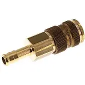 Parker Messing DN 7.2 (Euro) Bruin-Coded Luchtkoppeling Snelkoppeling 9 mm Slangpilaar