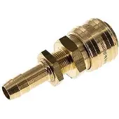 Tameson Messing DN 7.2 (Euro) Luchtkoppeling Snelkoppeling 10 mm Slangpilaar Schotkoppeling