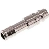 Tameson RVS 316L DN 7.2 (Euro) Luchtkoppeling Insteeknippel 10 mm Slangpilaar