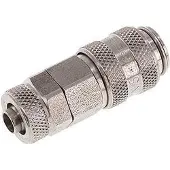 Tameson RVS DN 5 Luchtkoppeling Snelkoppeling 6x8 mm Push-On
