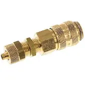 Tameson Messing DN 5 Luchtkoppeling Snelkoppeling 4x6 mm Push-On Schotkoppeling
