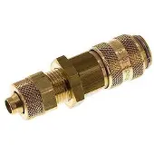 Tameson Messing DN 5 Luchtkoppeling Snelkoppeling 6x8 mm Push-On Schotkoppeling