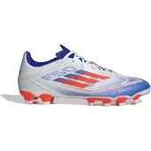 Adidas F50 League Gras / Kunstgras Voetbalschoenen (MG) Wit Rood Blauw