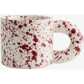 Nordal Jose mokken splash rood set van 6 stuks