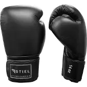 Stiel Pro Thai Bokshandschoenen - Leer - Zwart
