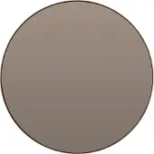Light & Living Spiegel Ø116 cm ESPEJO glas licht bruin+bruin (Bruin, 116x116 diameter: 116cm)