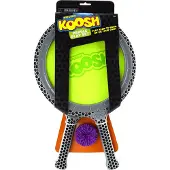Koosh Paddleset - Padel Set - materialen en veerkrachtige racket maken het super gemakkelijk om de -bal weg te slaan.