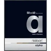 Nielsen Alpha Aluminium Wissellijst Grey 50x60cm