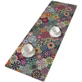 Bertoni-arco - Tafelloper / Tafelkleed - Vilt - 115x40cm - Valencia geprint patroon