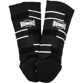Rumble Kickboks Scheenbeschermers Luxe Zwart XL