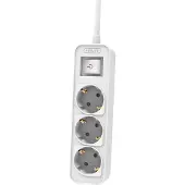 Philips tafelcontacdoos 3 voudig met schakelaar wit