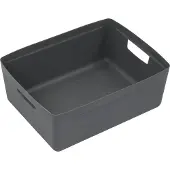Kangaro opbergbox - opbergdoos - 20 liter - PP antraciet - K-670132