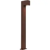 QAZQA Industriële staande buitenlamp roestbruin 80 cm IP44 - Baleno