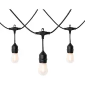 QAZQA Buiten lichtsnoer 10m incl. LED 10-lichts solar - Russell