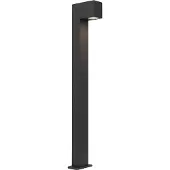 QAZQA Buitenlamp donkergrijs met grondpin en kabelmof 80cm IP44 - Baleno