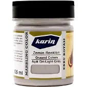 Karin Ebru / Papiermarmer Verf - Lichtgrijs - 105 ml