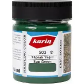 Karin Ebru / Papiermarmer Verf - Bladgroen - 105 ml