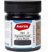 Karin Ebru / Papiermarmer Verf - Lampzwart - 105 ml