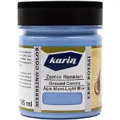 Karin Ebru / Papiermarmer Verf - Lichtblauw - 105 ml