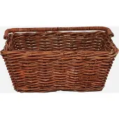 Wicked - Fietsmand - Boodschappen Mand - Rotan - Rood/Bruin - 22,5L